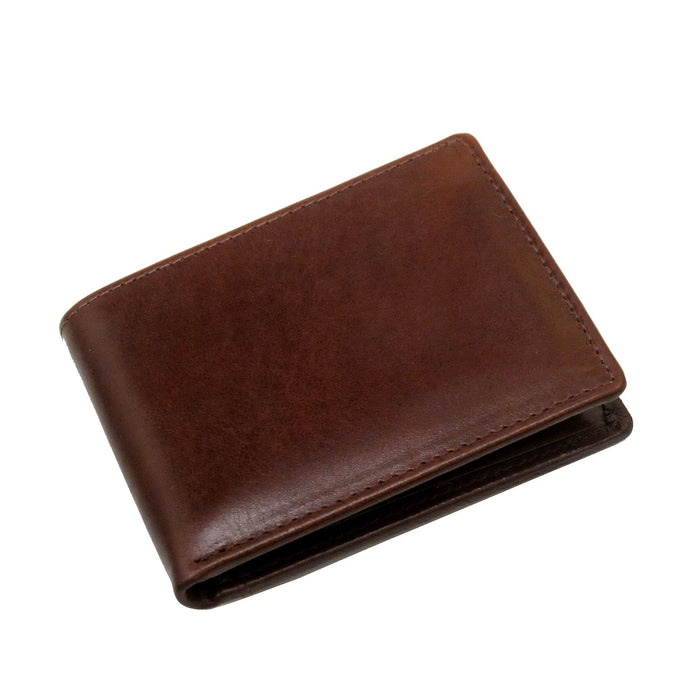 Touro Signature Leather Wallets Veg Tanned Slim ID Wallet